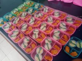 Pemberian PMT Balita Dan Ibu Hamil Hari ke 19